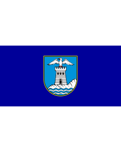 Bandera de  Opatije | Arms of the City of Opatija | Stadt Opatija | Della Città di Abbazia | Grada Opatije | Mesta Opatije |  bandera horizontal | 2.16m² | 100x200cm 