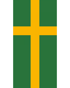 Flag: City of Pula |  portrait flag | 1.35m² | 14.5sqft | 90x150cm | 3x5ft 