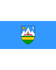 Flag: Municipality of Ravna Gora |  landscape flag | 1.35m² | 14.5sqft | 80x160cm | 30x60inch 
