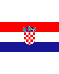 Indoor-Flag: Croatia 90x150cm