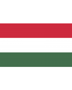 Flag: Hungary |  landscape flag | 6.7m² | 72sqft | 200x335cm | 6x11ft 