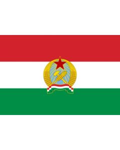 Flag: Hungary 1949-1956 |  landscape flag | 1.35m² | 14.5sqft | 90x150cm | 3x5ft 