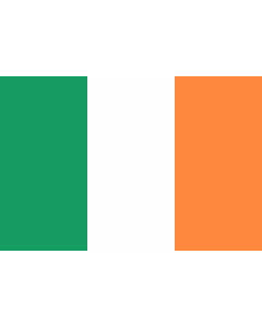 Bandera: Irlanda |  bandera paisaje | 0.375m² | 50x75cm 