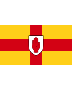 Flag: Ulster |  landscape flag | 0.96m² | 10sqft | 80x120cm | 2.5x4ft 