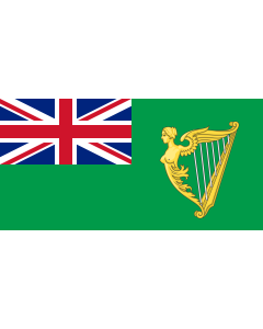 Flag: Green Ensign |  landscape flag | 1.35m² | 14.5sqft | 80x160cm | 30x60inch 