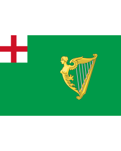 Flag: Green Ensign 1701 |  landscape flag | 1.35m² | 14.5sqft | 90x150cm | 3x5ft 