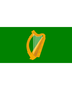 Flag: Leinster  bright | W Leinster |  landscape flag | 2.16m² | 23sqft | 100x200cm | 40x80inch 
