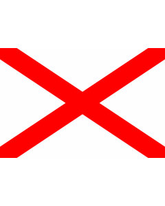 Flagge: Large Saint Patrick s saltire  |  Querformat Fahne | 1.35m² | 90x150cm 