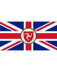 Flag: This flag was originally uploaded as w en Image Flag of the Governor of the Isle of Man |  landscape flag | 0.06m² | 0.65sqft | 17x34cm | 7x14inch 
