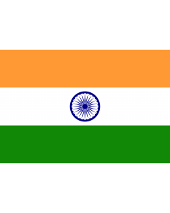 Flag: India |  landscape flag | 2.16m² | 23sqft | 120x180cm | 4x6ft 