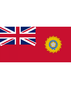 Flag: British Raj Red Ensign |  landscape flag | 2.16m² | 23sqft | 100x200cm | 40x80inch 