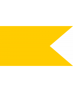 Flagge: XL Staates Gwalior  |  Querformat Fahne | 2.16m² | 110x200cm 