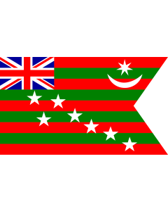 Flag: Indian Home Rule movement | Used by the supporters of Home Rule governance in India |  landscape flag | 1.35m² | 14.5sqft | 90x150cm | 3x5ft 