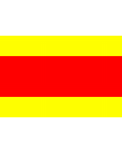 Flag: Maharaja of Kashmir and Jammu from 1846 to 1936 |  landscape flag | 1.35m² | 14.5sqft | 90x150cm | 3x5ft 