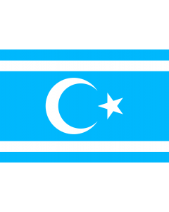 Flag: Iraqi Turkmen Front | Vectorized version of Flag of Iraq Turkmen Front |  landscape flag | 2.16m² | 23sqft | 120x180cm | 4x6ft 