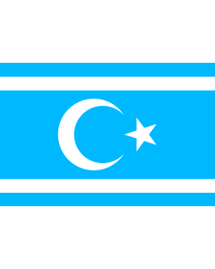 Flag: Iraqi Turkmen Front | Vectorized version of Flag of Iraq Turkmen Front |  landscape flag | 1.35m² | 14.5sqft | 90x150cm | 3x5ft 