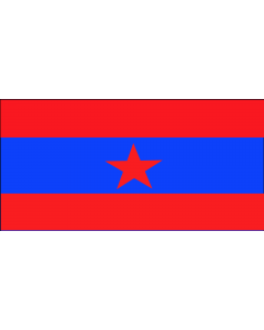 Flag: Rizgari, kurds d Irak | Rizgari, partit kurd d Irak |  landscape flag | 1.35m² | 14.5sqft | 80x160cm | 30x60inch 