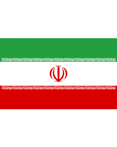 Flag: Iran |  landscape flag | 1.35m² | 14.5sqft | 90x150cm | 3x5ft 