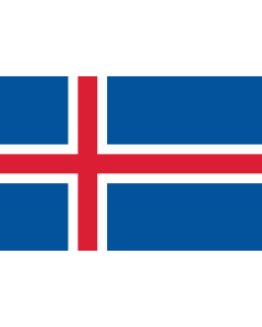 Flag: Iceland |  landscape flag | 0.06m² | 0.65sqft | 20x30cm | 8x12in 