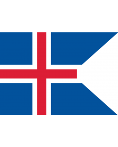 Drapeau: Islande |  drapeau paysage | 0.7m² | 70x100cm 