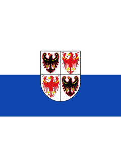 Flag: Trentino-Alto Adige (Südtirol) |  landscape flag | 0.96m² | 10sqft | 80x120cm | 2.5x4ft 