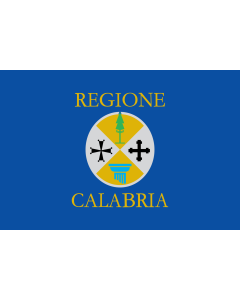 Flag: Calabria |  landscape flag | 0.96m² | 10sqft | 80x120cm | 2.5x4ft 