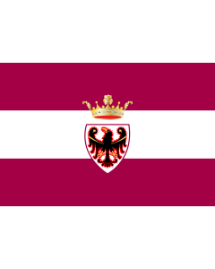 Flag: Province of Trento |  landscape flag | 0.96m² | 10sqft | 80x120cm | 2.5x4ft 