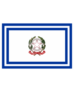 Flag: Italian civil authority |  landscape flag | 1.35m² | 14.5sqft | 90x150cm | 3x5ft 