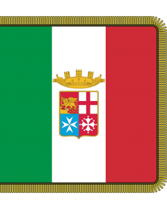 Flag: Front of the combat flag of the Italian Navy |  0.06m² | 0.65sqft | 25x25cm | 10x10inch 