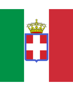 Flagge: XL Italy  1860 | Kingdom of Italy, Royal Army model 1860  |  Fahne 2.16m² | 150x150cm 