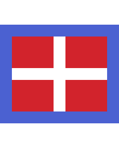 Flag: Naval jack of Italy ca. 1900-1946 |  landscape flag | 1.35m² | 14.5sqft | 110x130cm | 40x50inch 