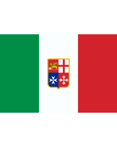 Flag: Printable Civil Ensign of Italy |  landscape flag | 1.35m² | 14.5sqft | 90x150cm | 3x5ft 