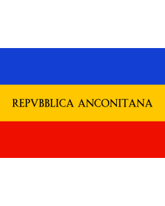 Flagge: Large Repubblica Anconitana  |  Querformat Fahne | 1.35m² | 90x150cm 
