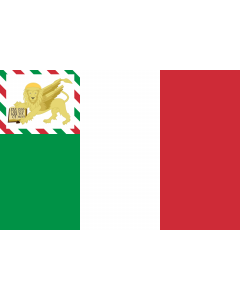 Flag: Republic of Venice 1848–49 |  landscape flag | 1.35m² | 14.5sqft | 90x150cm | 3x5ft 