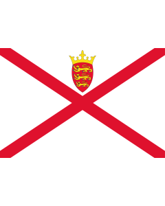 Flag: Jersey |  landscape flag | 0.06m² | 0.65sqft | 20x30cm | 8x12in 