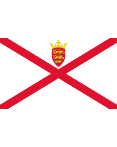 Table-Flag / Desk-Flag: Jersey 15x25cm