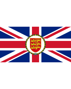 Flag: Lieutenant Governor of Jersey |  landscape flag | 2.16m² | 23sqft | 100x200cm | 40x80inch 