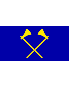 Flag: Saint Helier, a parish of Jersey |  landscape flag | 1.35m² | 14.5sqft | 80x160cm | 30x60inch 
