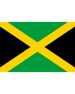 Flag: Jamaica |  landscape flag | 2.16m² | 23sqft | 120x180cm | 4x6ft 