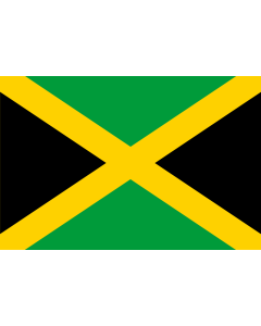 Flag: Jamaica |  landscape flag | 0.96m² | 10sqft | 80x120cm | 2.5x4ft 