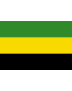 Bandiera: First proposed flag of Jamaica |  bandiera paesaggio | 1.35m² | 90x150cm 