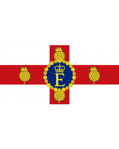 Bandiera: Royal Standard of Jamaica | Queen Elizabeth II s personal flag for use in Jamaica |  bandiera paesaggio | 2.16m² | 100x200cm 
