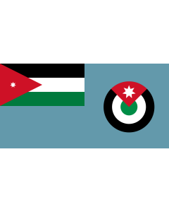 Flagge: Large Royal Jordan Air Force Ensign  |  Querformat Fahne | 1.35m² | 80x160cm 