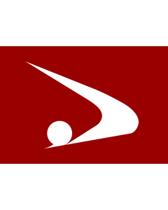 Flag: Akita Prefecture |  landscape flag | 0.375m² | 4sqft | 50x75cm | 1.5x2.5ft 