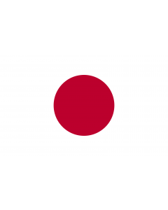 Flagge: Large Japan  |  Querformat Fahne | 1.35m² | 90x150cm 