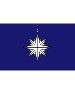 Flagge:  Ensign of the Japanese Coast Guard  |  Querformat Fahne | 0.06m² | 20x30cm 