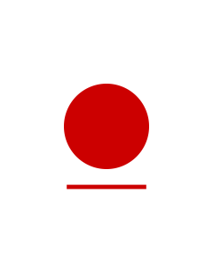 Bandera de  Hakuai Sha | Japanese Philanthropic Society before converting to Red Cross | 博愛社旗　明治十年－明治二十年 |  bandera horizontal | 1.35m² | 90x150cm 