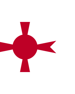 Bandera de  Standard of Commander of Imperial Japanese Navy | Standard of Division Commander of Imperial Japanese Navy | 日本海軍の司令旗 |  bandera horizontal | 1.35m² | 90x150cm 