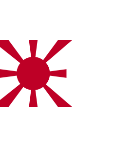 Bandera de  Standard of Commodore of Imperial Japanese Navy | Standard of Commodore  Imperial Japanese Navy | 日本海軍の代將旗 |  bandera horizontal | 1.35m² | 90x150cm 
