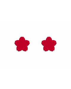 Flag: Standard of Rear Admiral  JMSDF |  landscape flag | 1.35m² | 14.5sqft | 90x150cm | 3x5ft 